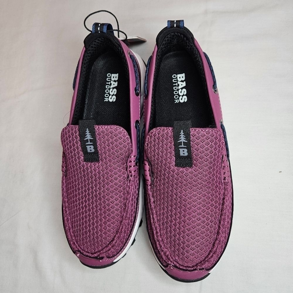 BASS OUTDOOR Women's Water Slip-on Sneakers for Boat, Trail, 6.5 NWT Retail $79